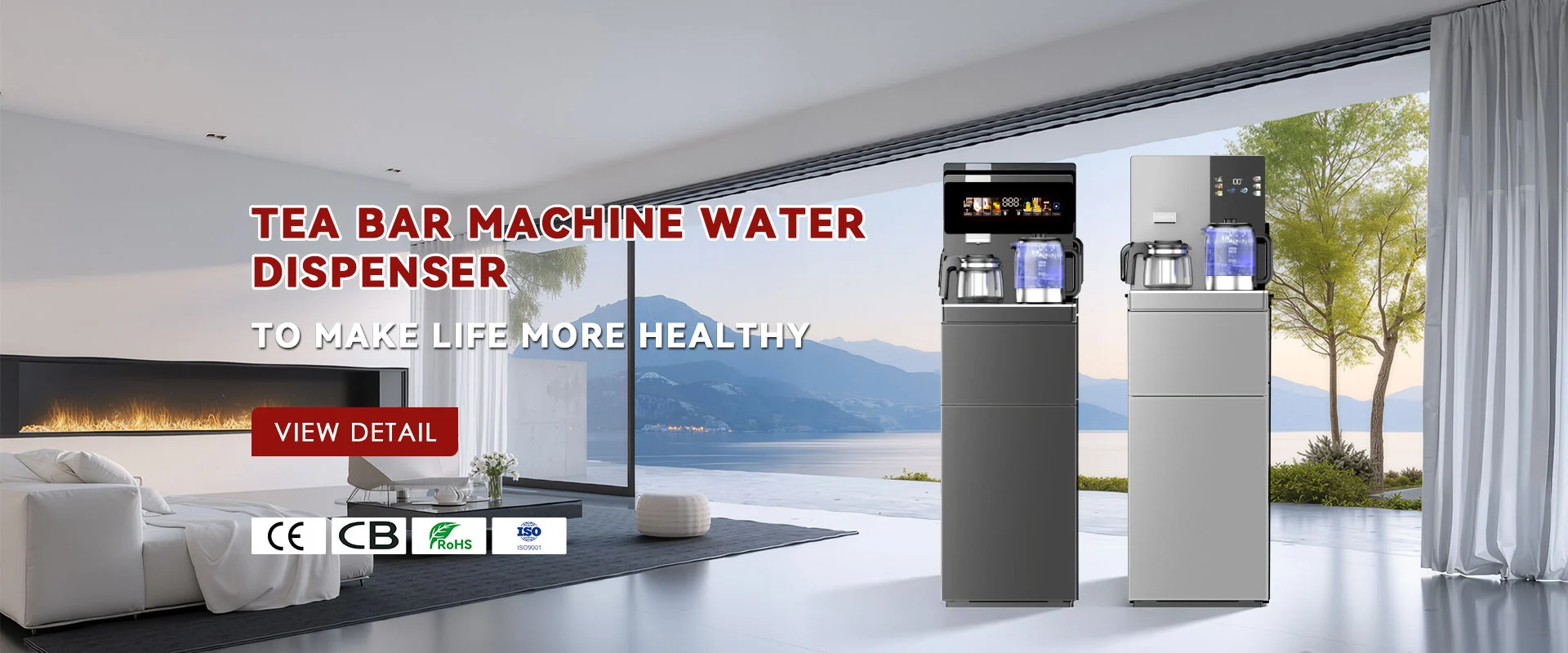 Fabricante de dispensador de água para máquina de chá na China