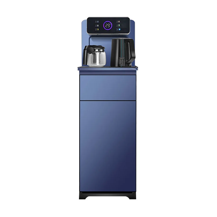 Dispensador de água para máquina de chá com porta de vidro
